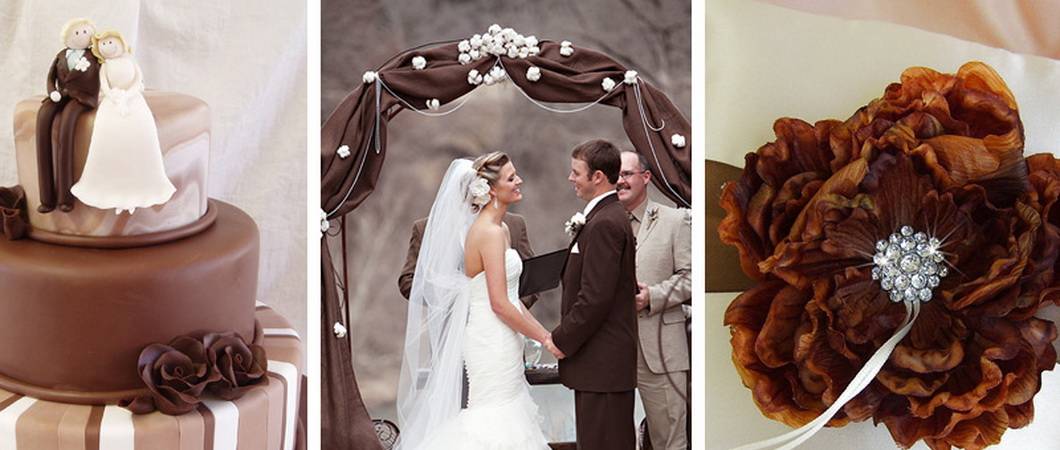 Свадьба в шоколадном цвете в [2022] – оформление ? приглашений & общий декор с персиковыми, молочными и мятными оттенками.