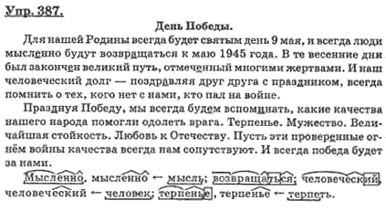 Сочинение день победы в моей семье 6 класс план