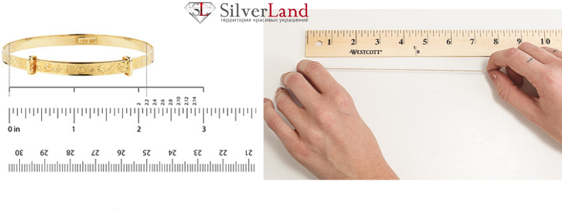 Как узнать размер браслета на руку: таблица женских и мужских размеров
