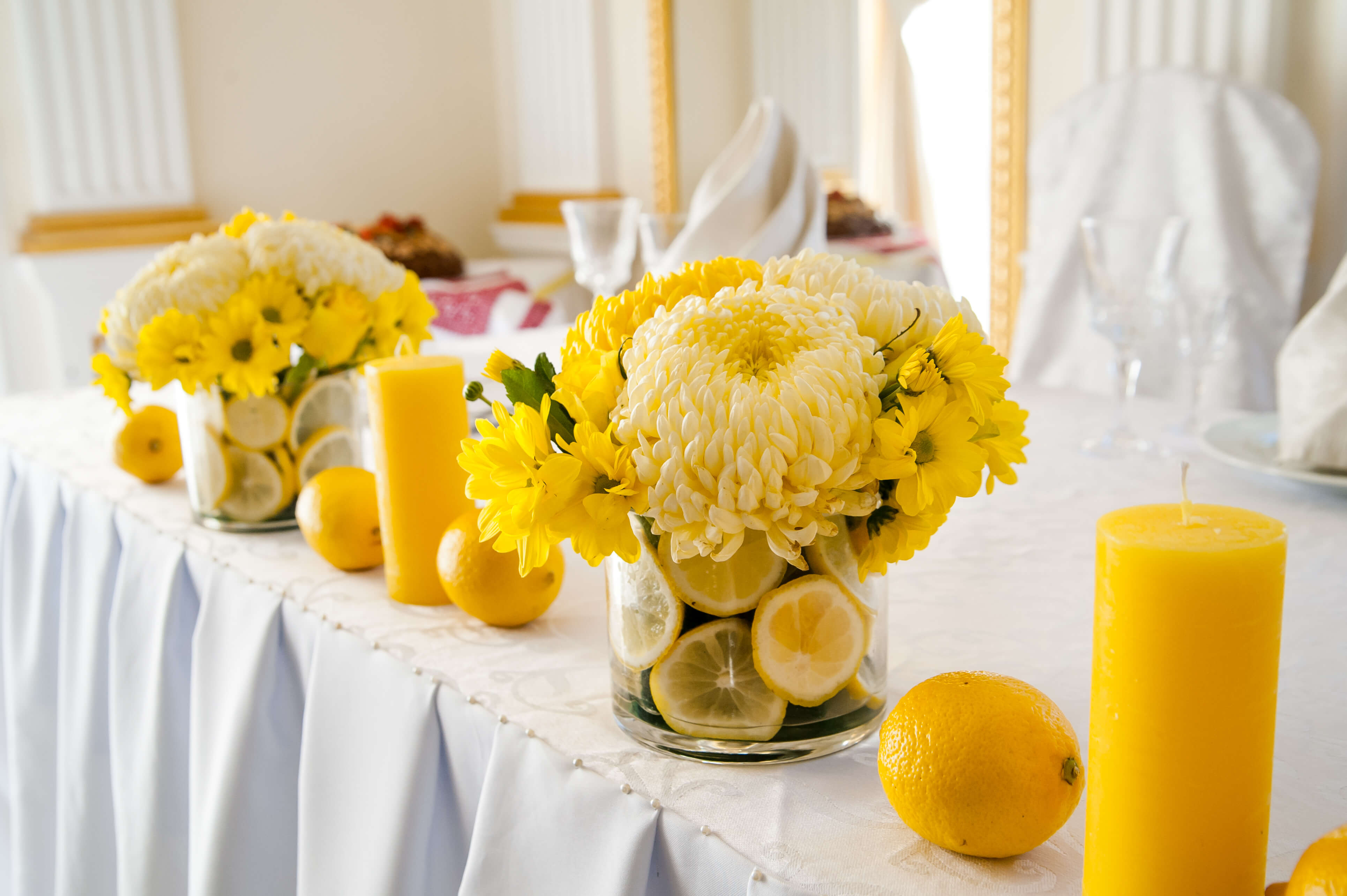 Свадьба в лимонном цвете