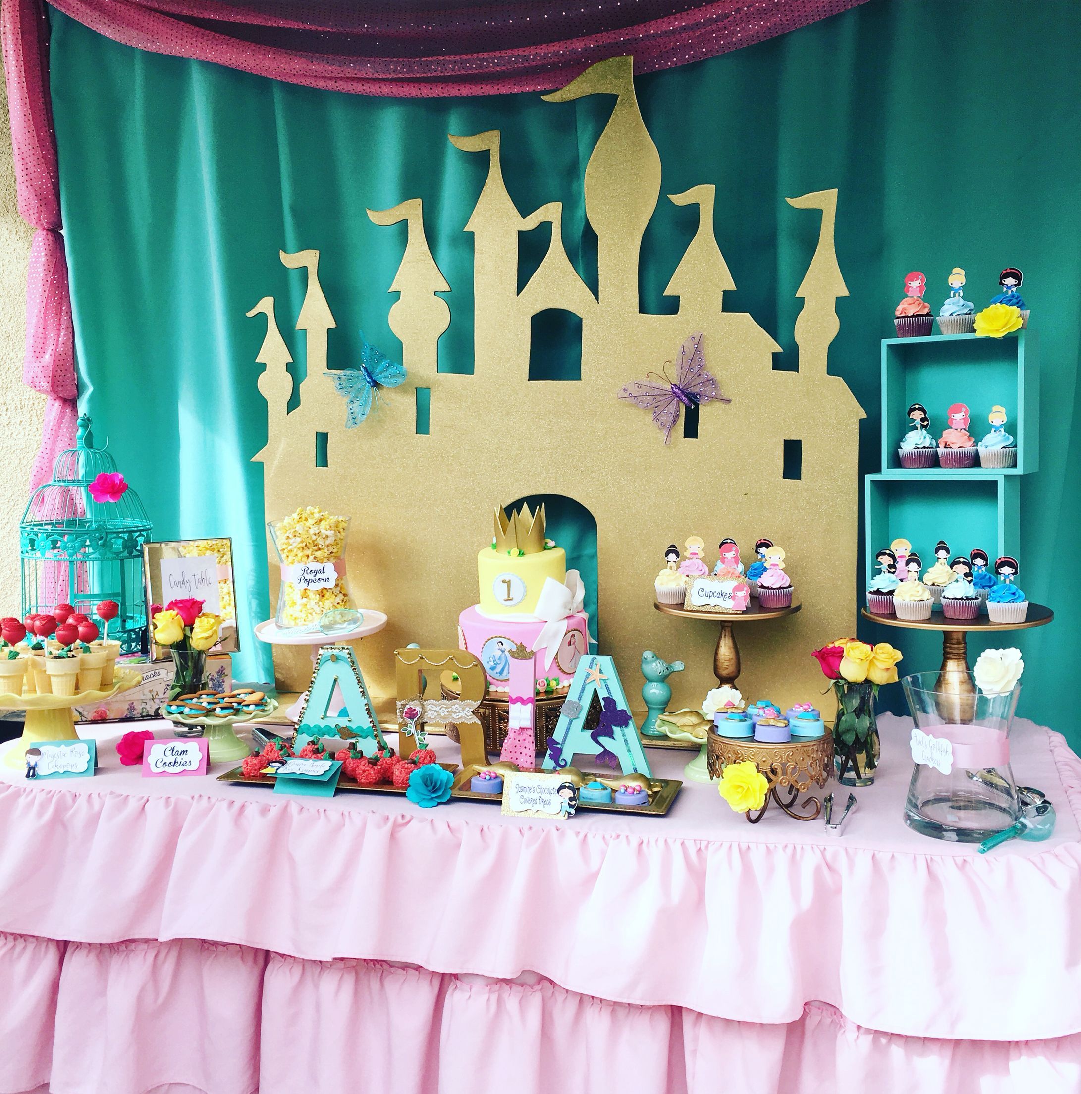 День рожденье в стиле принцессы диснея | страна мастеров